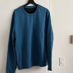 lululemon athletica Teal Crewneck Sweater